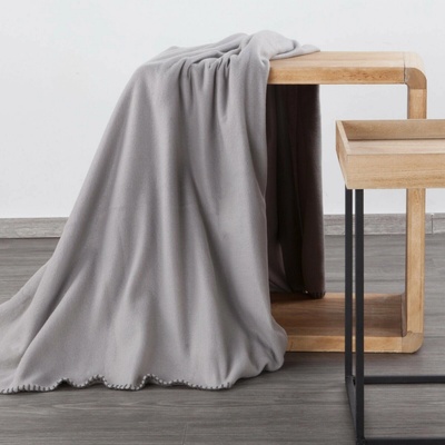 Eurofirany Fleecová deka POLAR strieborná 150x200