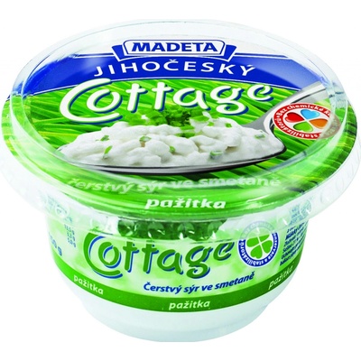 Madeta Jihočeský cottage čerstvý sýr pažitka 150g