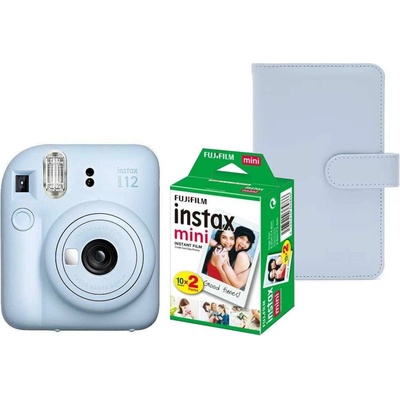 Fujifilm instax mini 12, modrý + Colorfilm (20ks) + album