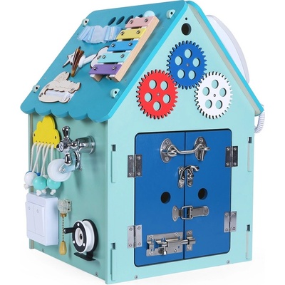 2Kids Toys Activity board Domeček modrý – Hledejceny.cz