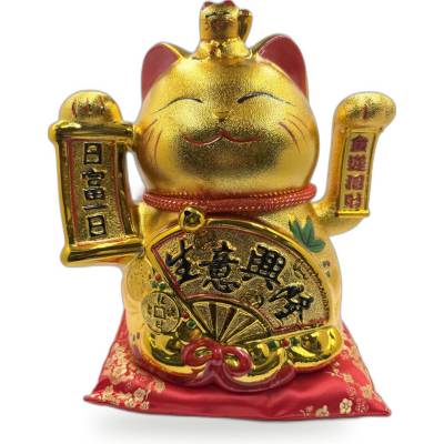 Milujeme Kameny Maneki neko - mávající kočička - feng shui - MAXI H