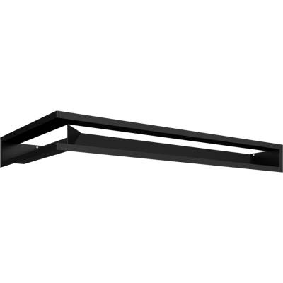 Kratki Rohová mriežka LUFT 400 x 800 x 90 mm pravá čierna 45S