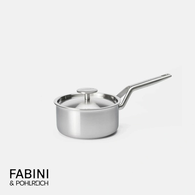 Rendlík FABINI & Pohlreich 2.0, ø 16 cm (1,2 l) - Nerezový beznýtový rendlík z vícevrstvé nerezové oceli s poklicí
