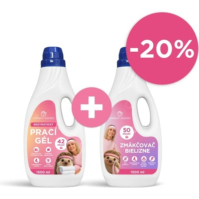 Voňavý domov Le essenze di Elda Pracie prací gél 1,5 l + aviváž 1,5 l