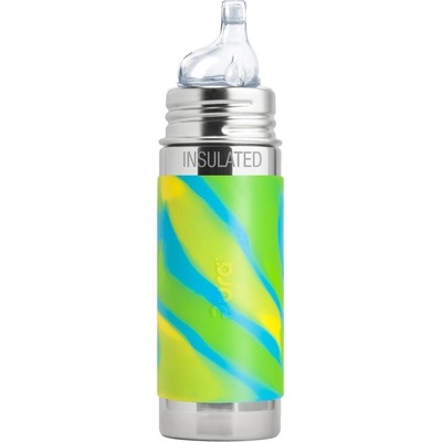 Pura Láhev s pítkem Termo Pura 260 ml aqua