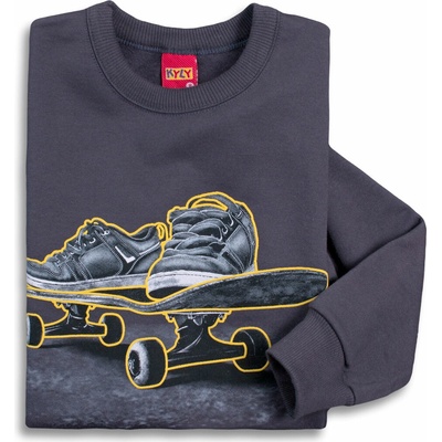 Chlapecká mikina Kyly Skate šedá