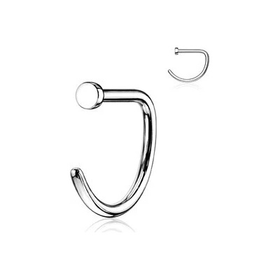 Šperky4U piercing do nosu kruh titan TIT1113-0810