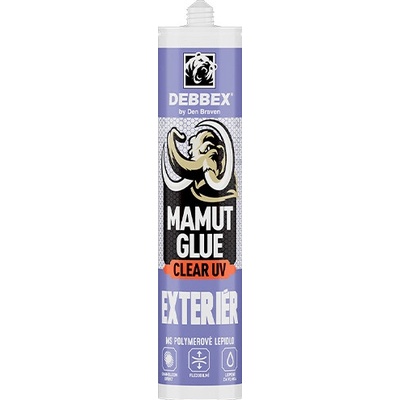 Debbex 51933BD Mamut Glue Clear UV lepidlo 290ml bílý transparentní – Hledejceny.cz