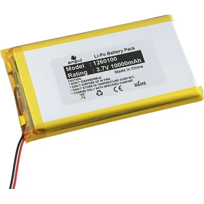 Li-Pol baterie 10000mAh, 3.7V, 1260100