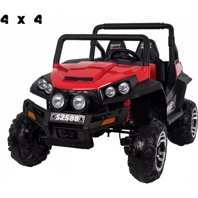 Beneo Elektrické autíčko RSX pohon 4x4 24V červená