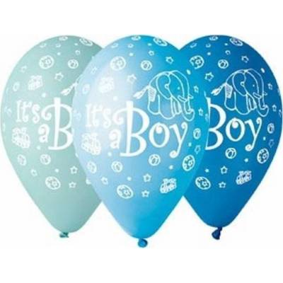 UNIQUE BALÓNKY latexové It´s a Boy KLUK modro-bílé 30 cm