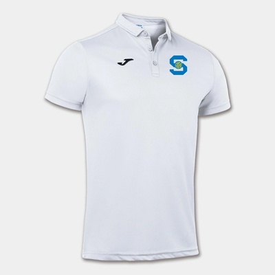 Joma polo triko s límečkem bílá