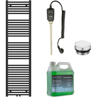 Cerano Benito 600W 1700x450 mm matná čierna