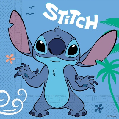 Procos Papierové servítky Stitch 33x33 cm 20 ks