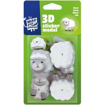 3D samolepková Zoo ovce