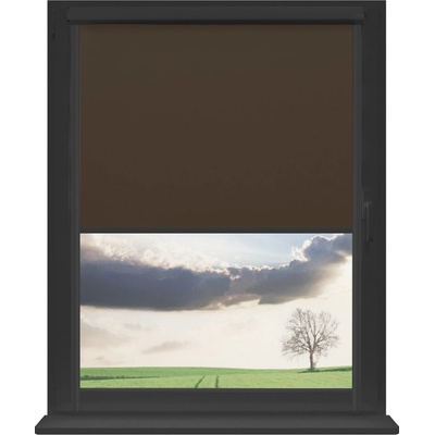 Dekodum Zatemňovací roleta v antracitové kazetě, Wenge 44 x 150 cm