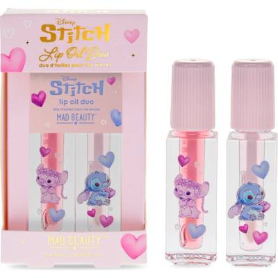 Mad Beauty Olej na rty duo I Heart Stitch 2x3ml