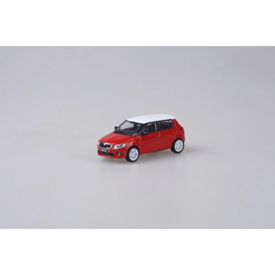 ABREX _Škoda Fabia II FL RS (2010 Červená Corrida 1:43