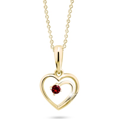 Cutie Diamonds prívesok zo žltého zlata s rubínom DZ6300 1602 40 RU X L1