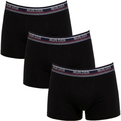 Nedeto 3pack pánské boxerky černé 3NDTB001 – Hledejceny.cz