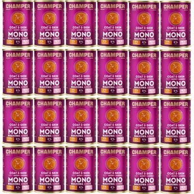 Champer Coat & Skin monoproteinový losos 24 x 400 g