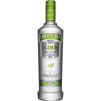 Smirnoff Lime 37,5% 1 l (holá láhev)