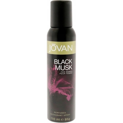Deodorant Jövan Musk Black Woman 150 ml – Hledejceny.cz