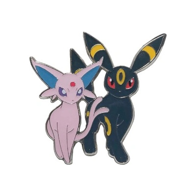 Pokémon TCG odznáček Prismatic Evolutions Premium Figure Collection Pin Umbreon a Espeon