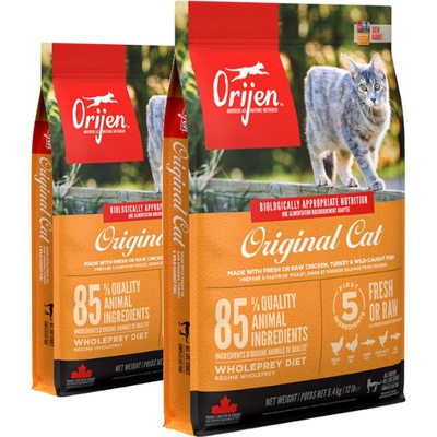Orijen Original Cat 2 x 5,4 kg – Hledejceny.cz