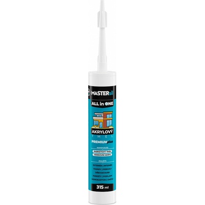 315ml tmel akrylátový venkovní šedý Premium plus All in One Mastersil