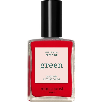 Manucurist Lak na nechty Green Natural Nail Colour 15 ml Poppy Red