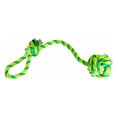HipHop přetahovadlo bavlněný míč sv.zelená tm.zelená 58 cm 300 g