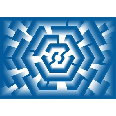 Preinterier FT2250 Fototapeta na stenu 3D- Labyrint – modrý vlies 104cm x 70cm