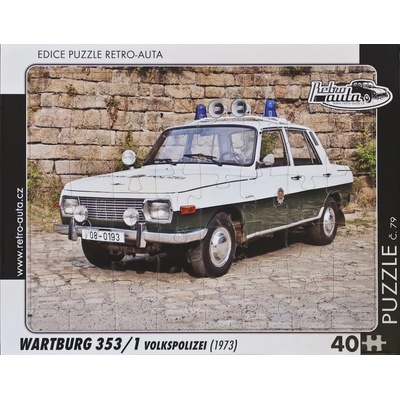RETRO-AUTA č.79 Wartburg 353,1 Volkspolizei 1973 40 dielov