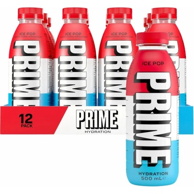 Prime hydratační nápoj s příchutí ovocného nanuku 12 x 0,5 l
