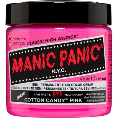 Manic Panic Barva na vlasy Classic Cotton Candy Pink 118 ml