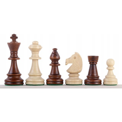 Sunrise Chess & Games ŠACHY STAUNTON Č. 6 v sáčku - Vyřezávané dřevěné