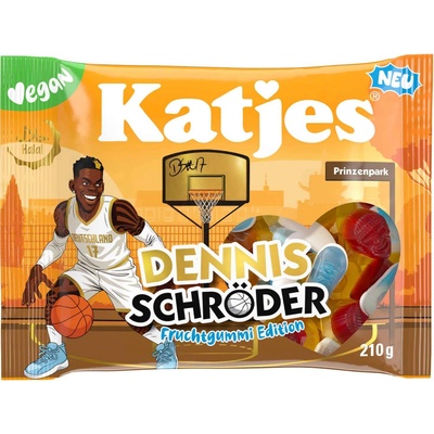 Katjes Dennis Schröder ovocné želé 210 g