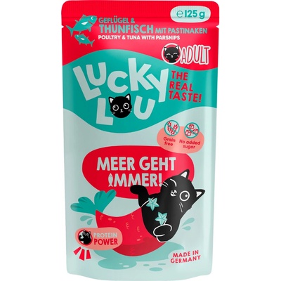 Lucky Lou Adult 16 x hydinové a tuniak 125 g
