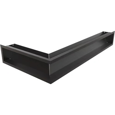 Kratki Rohová mriežka LUFT 400 x 800 x 120 mm pravá čierna 45S