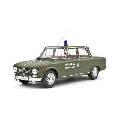 Alfa Romeo Giulia Super Polizia S.Volante 1969 zelená Laudoracing-Model LM218C-PO 1:18