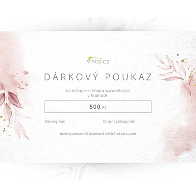 Dárkový poukaz pro perfektní ženu Hodnota poukazu: 500 Kč