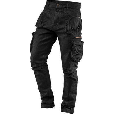 Neo Tools 81-233 pracovní kalhoty DENIM 5 KAPES ČERNÉ