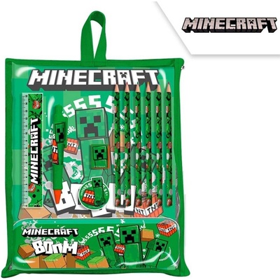 Minecraft: Creeper Sss - Set školních potřeb