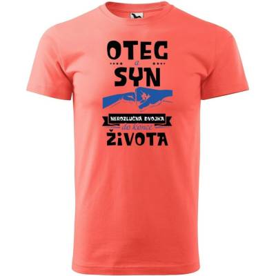 Dobrý Triko pánské tričko Nerozlučná dvojka Korálová – Hledejceny.cz