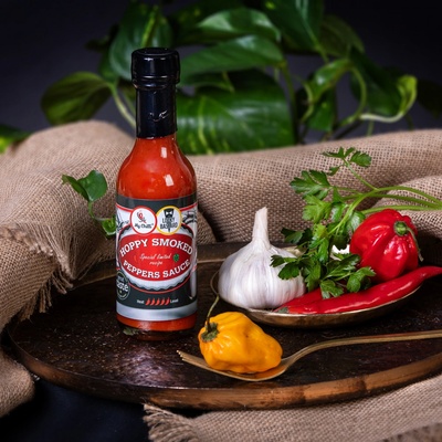 Chilli omáčka Hoppy Smoked Peppers My Chilli 185 ml