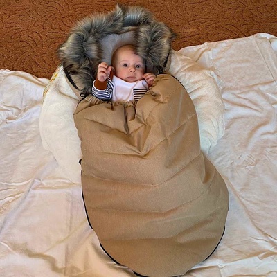 New Baby 3v1 s kožíškem tmavě modrý