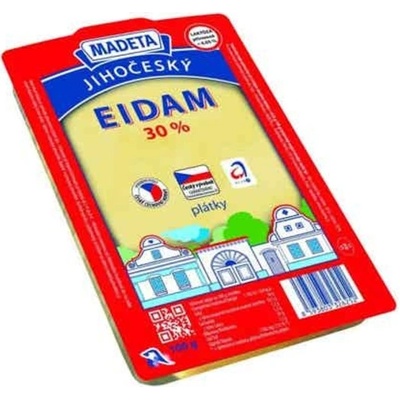Madeta Jihočeský eidam 30% plátky 100g