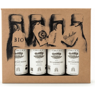 Víno Cibulka Cibulka 4 Pack Minivína 12,6% 4 × 0,187 l (karton)