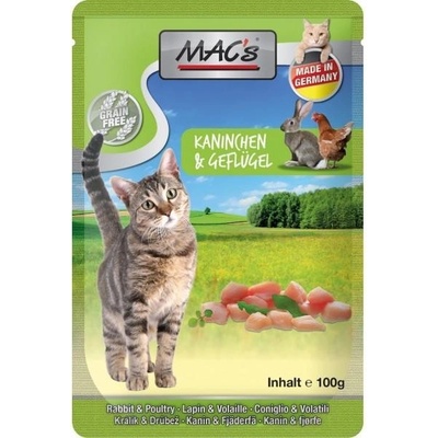 MACs Cat králik hydina a púpava 100 g